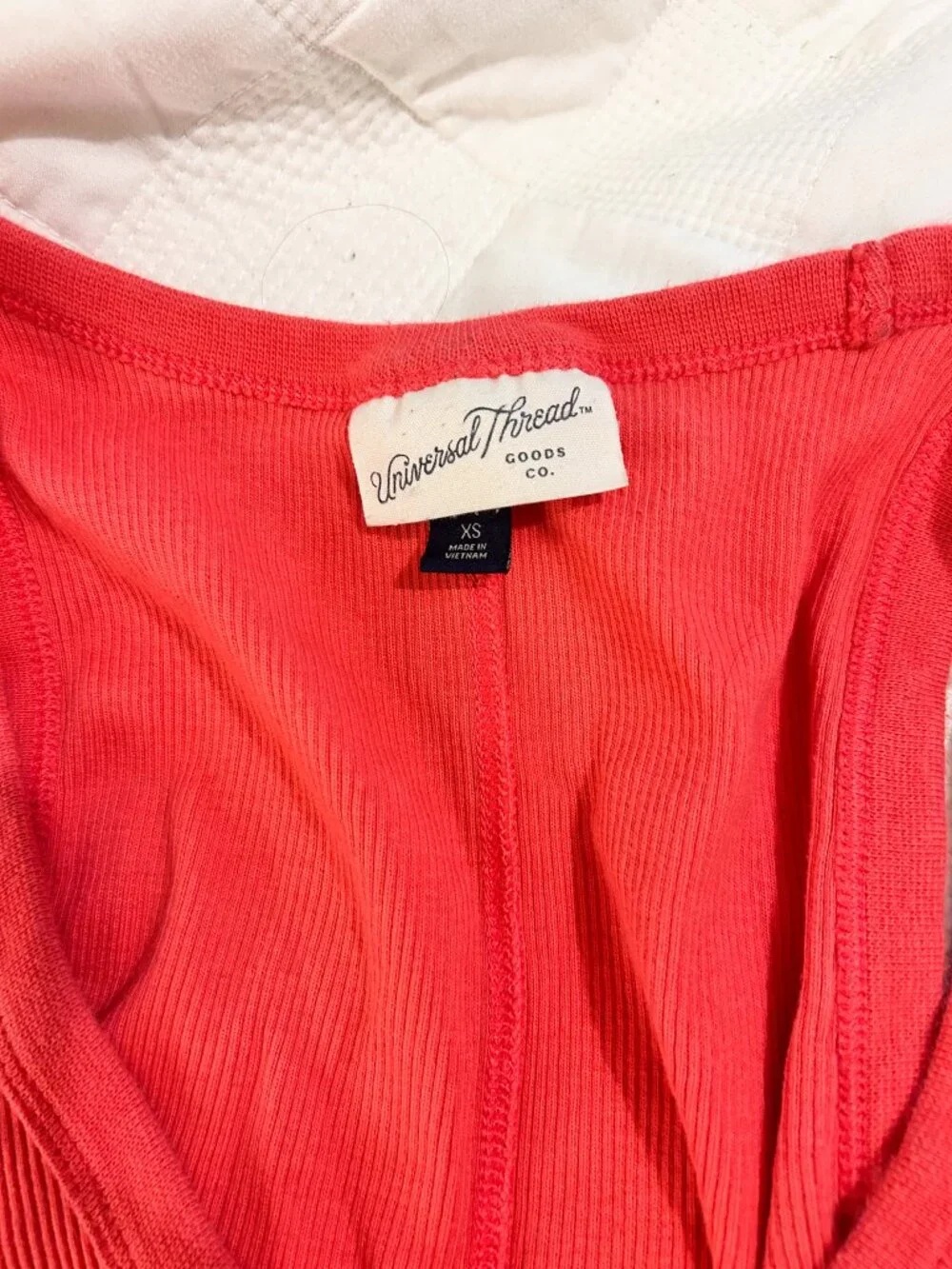 Universal Thread Coral Ribbed Tank Top 🍉☀️ - Picture 5 of 5